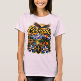 rotsgebergte colorado, denver colorado, geweldig t-shirt
