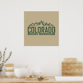 Rotsgebergte Colorado Poster (Keuken)