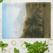 Rotsgebergte, Lander's Peak door Albert Bierstadt Theedoek (Gevouwen)