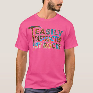 Rotsgeologie gemakkelijk afgeleid door rotsen Rots T-shirt