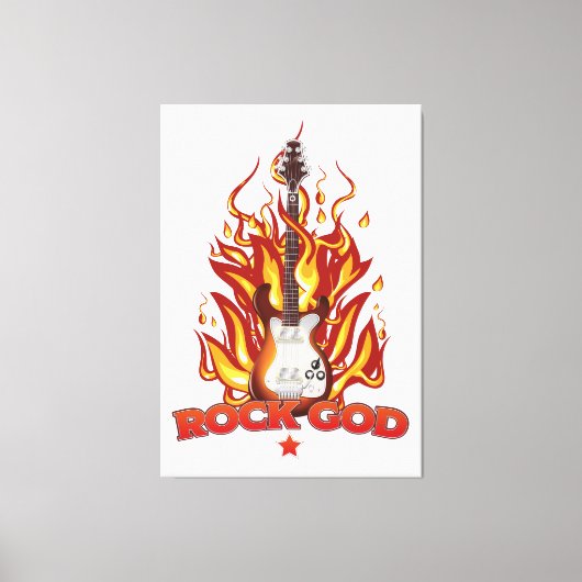 Rotsgod Canvas Afdruk (Voorkant)