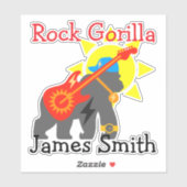 rotsgorilla sticker (Vel)