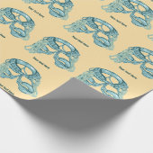 Rotsklimharnas met snelle trekkingen cadeaupapier (Hoek)