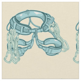 Rotsklimharnas met snelle trekkingen stof