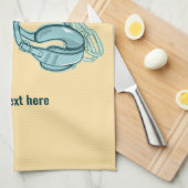 Rotsklimharnas met snelle trekkingen theedoek (Quarter Fold)