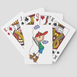Rotsklimijkfiguur Pokerkaarten