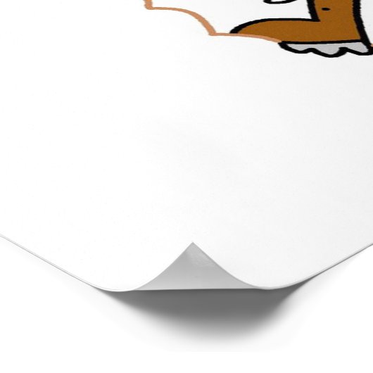 Rotsklimijkfiguur Poster (Hoek)