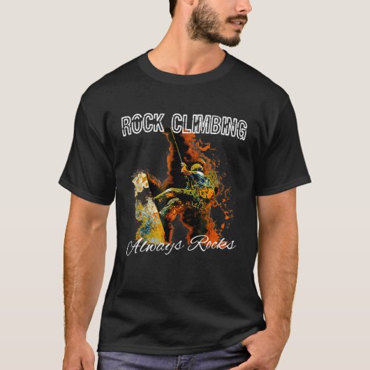 Rotsklimmen Altijd Rocks T-shirt (Voorkant)