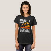 Rotsklimmen Boulderen Bergbeklimmen Zwaartekracht T-shirt (Voorkant volledig)