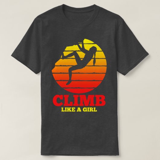 Rotsklimmen Bouldering Climber Vintage 2 T-shirt (Design voorkant)