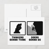 Rotsklimmen Briefkaart (Voorkant / Achterkant)