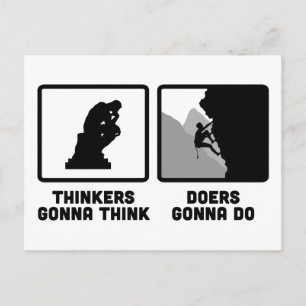 Rotsklimmen Briefkaart