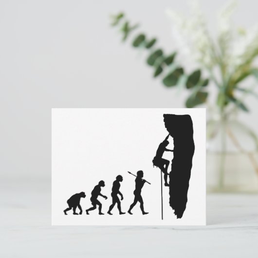 Rotsklimmen Briefkaart (Staand voorkant)