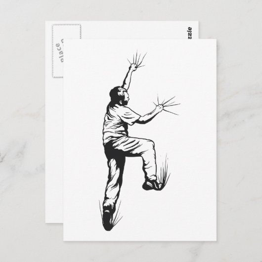 Rotsklimmen Briefkaart (Voorkant / Achterkant)