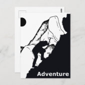 rotsklimmen briefkaart (Voorkant / Achterkant)