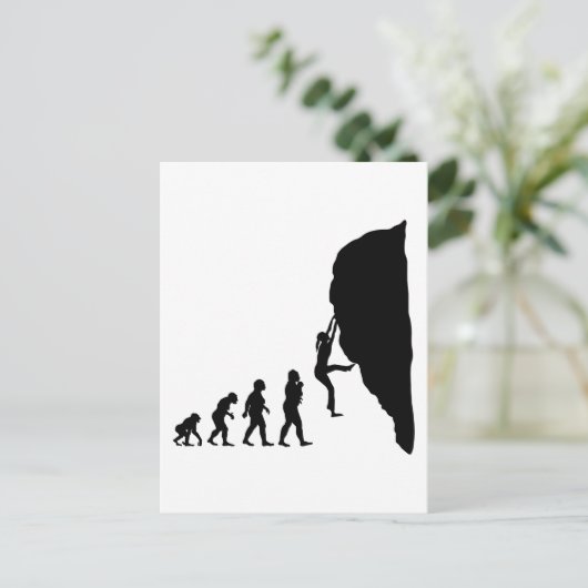 Rotsklimmen Briefkaart (Staand voorkant)