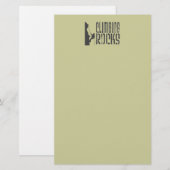 Rotsklimmen Briefpapier (Voorkant / Achterkant)