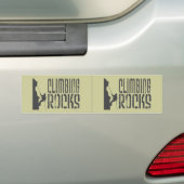 Rotsklimmen Bumpersticker (Op auto)