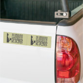 Rotsklimmen Bumpersticker (Op Truck)