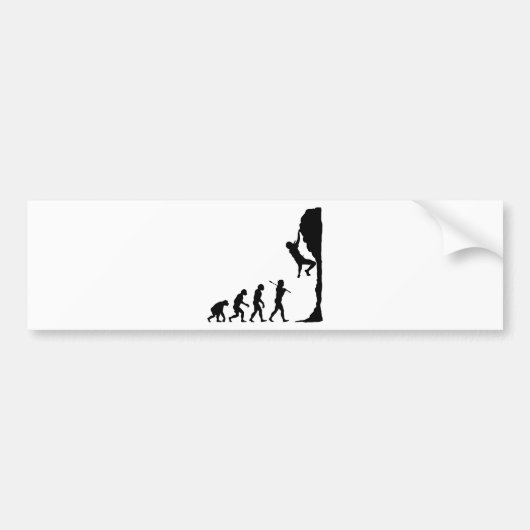 Rotsklimmen Bumpersticker (Voorkant)