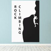 Rotsklimmen Canvas Afdruk (Insitu (Houten vloer))