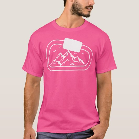 Rotsklimmen Carabiner Rotsklimmen T-shirt (Voorkant)