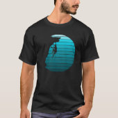 Rotsklimmen en Blauwe Volle Maan T-shirt (Voorkant)