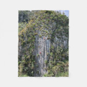 Rotsklimmen Fleece Deken (Voorkant)