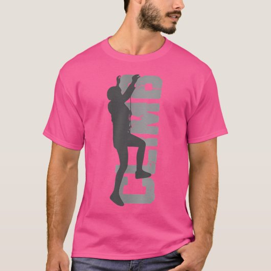 Rotsklimmen Grappige Bouldering Liefhebbers voor M T-shirt (Voorkant)