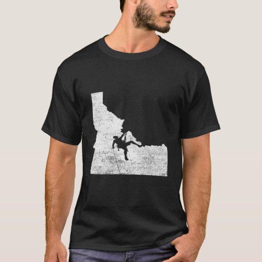 Rotsklimmen - Idaho Rock Climbing Shirt (Voorkant)
