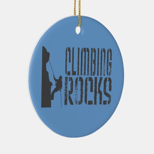 Rotsklimmen Keramisch Ornament (Rechts)