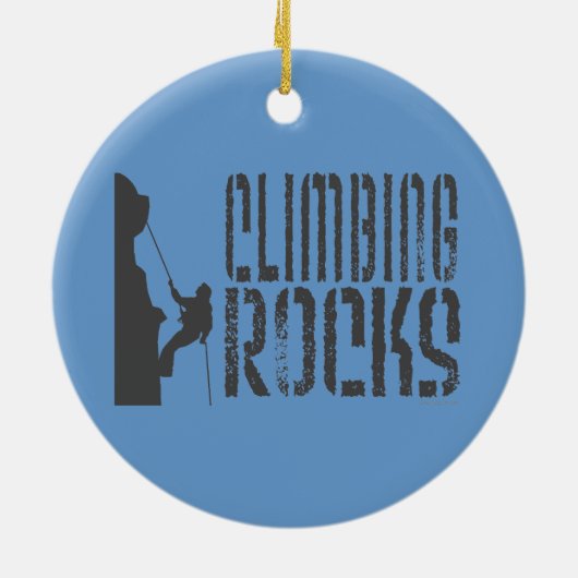 Rotsklimmen Keramisch Ornament (Achterkant)