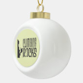 Rotsklimmen Keramische Bal Ornament (Rechts)