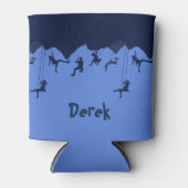 Rotsklimmen Koel Blauw Blikjeskoeler (Voorkant)