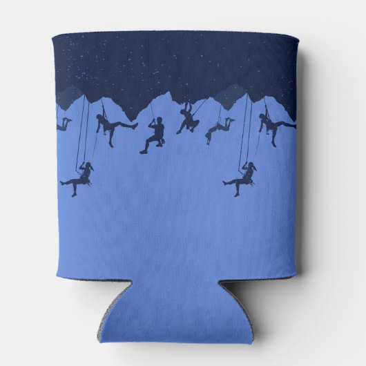 Rotsklimmen Koel Blauw Blikjeskoeler (Achterkant)