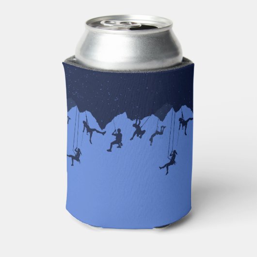 Rotsklimmen Koel Blauw Blikjeskoeler (Blikje Achterkant)