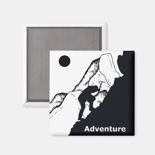 rotsklimmen magneet (Voorkant / Achterkant)