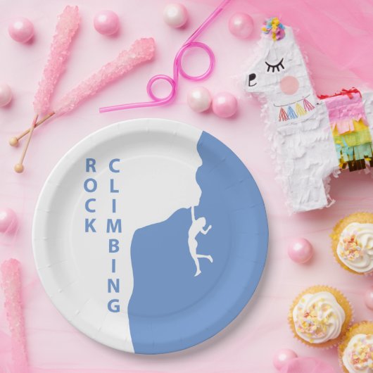 Rotsklimmen Papieren Bordje (Feest)