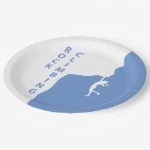 Rotsklimmen Papieren Bordje (Gekanteld)