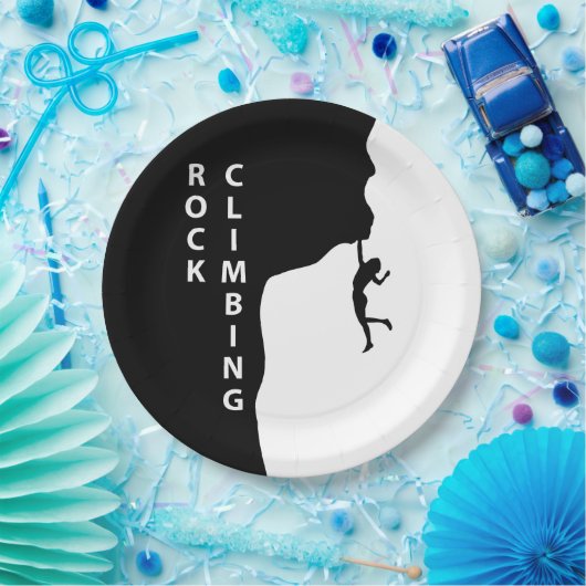 Rotsklimmen Papieren Bordje (Feest)