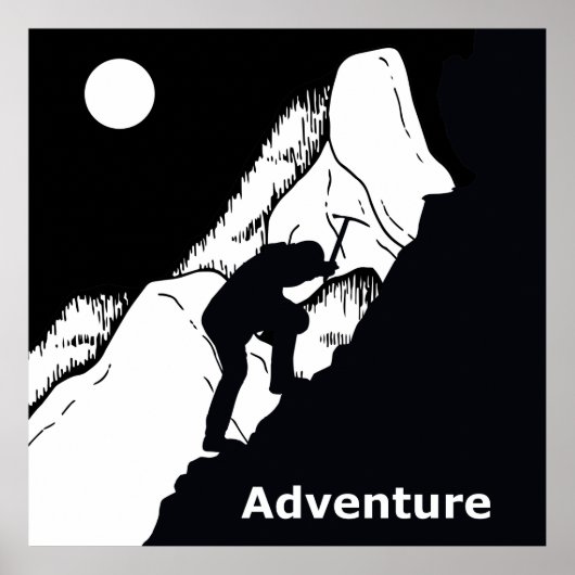 rotsklimmen poster (Voorkant)