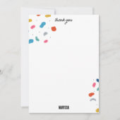 Rotsklimmen Schattigee Kinder Kleurrijk Bedankkaart (Voorkant)