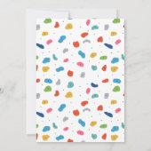 Rotsklimmen Schattigee Kinder Kleurrijk Bedankkaart (Achterkant)