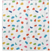 Rotsklimmen Schattigee Kinder Kleurrijk Douchegordijn (Voorkant)