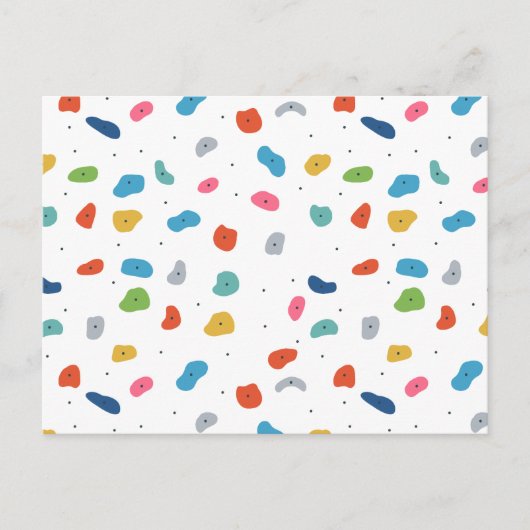 Rotsklimmen Schattigee Kinder Kleurrijk Feestdagenkaart (Voorkant)