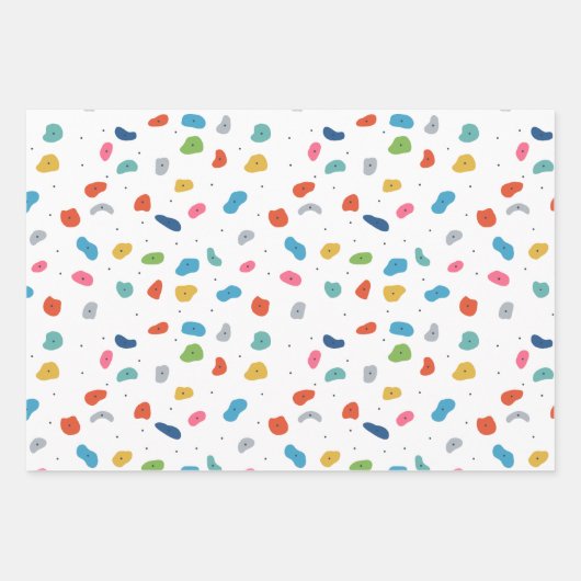 Rotsklimmen Schattigee Kinder Kleurrijk Inpakpapier Vel (Voorkant)