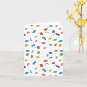 Rotsklimmen Schattigee Kinder Kleurrijk Kaart (Gele Bloem)