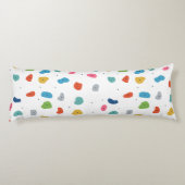 Rotsklimmen Schattigee Kinder Kleurrijk Lichaamskussen (Achterkant)