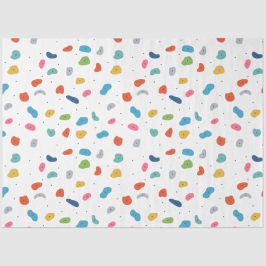 Rotsklimmen Schattigee Kinder Kleurrijk Tissuepapier (Voorkant)