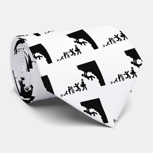 Rotsklimmen Stropdas (Opgerold)